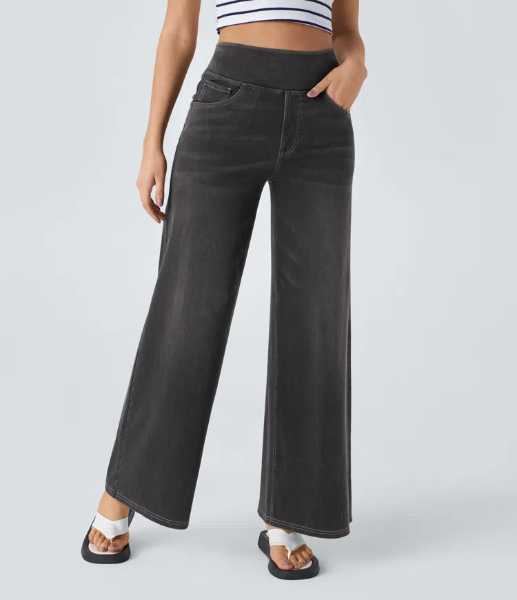 Héloïse™ — Pantalon large fluide confortable élégant