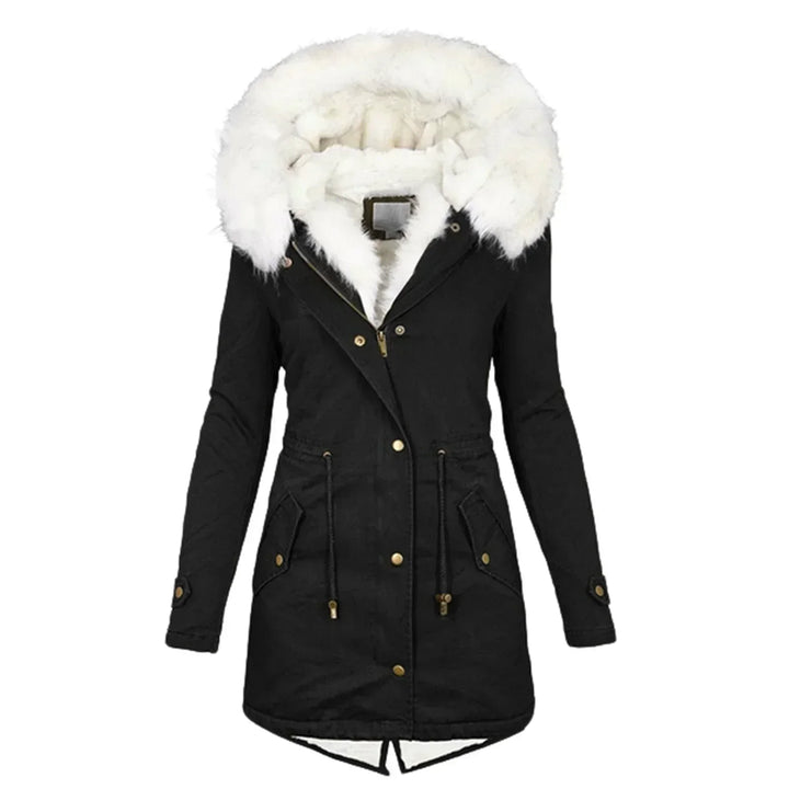 Giulia d’Hiver™ — Manteau chaud à capuche élégante