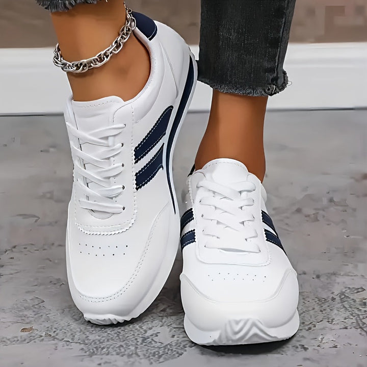 Lucienne™ — Sneakers blanches sportives élégantes confortables